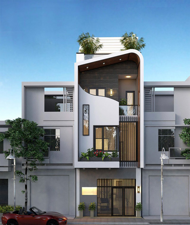 Nhà phố sơn màu ghi xám (NP N 2992P)