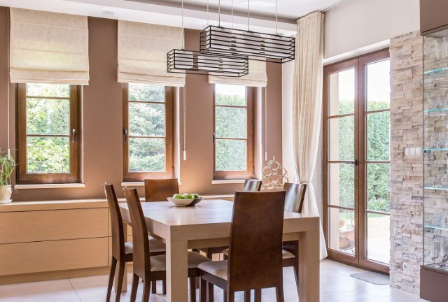 Không gian bếp ấm áp với màu sơn nhà màu Weathered Brown (NP N 1895P)