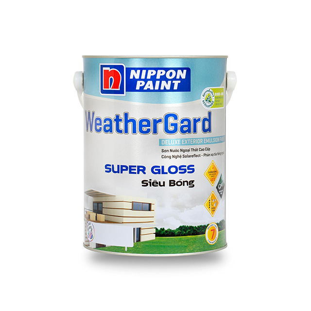 Sơn Nippon WeatherGard siêu bóng mang đến bề mặt sáng bóng