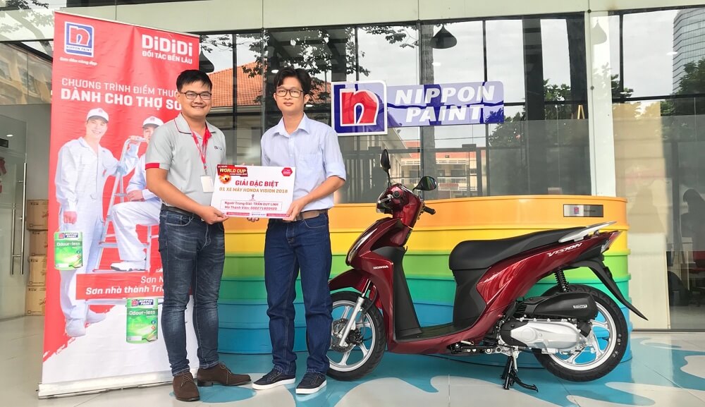 Trao giai chương trình do DiDiDi tổ chức