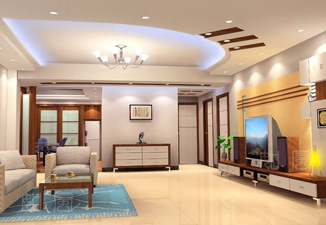 Trần thạch cao màu trắng