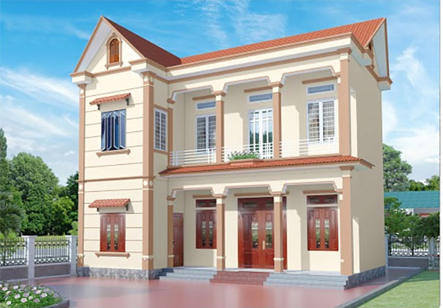 Cách phối màu sơn ngoại thất đẹp - Phù hợp với cảnh quan