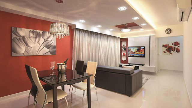 Cách phối màu sơn trang trí nội thất phòng khách - Ảnh 5