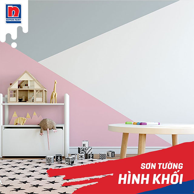 Hướng dẫn phối màu sơn nhà - theo xu hướng hình khối