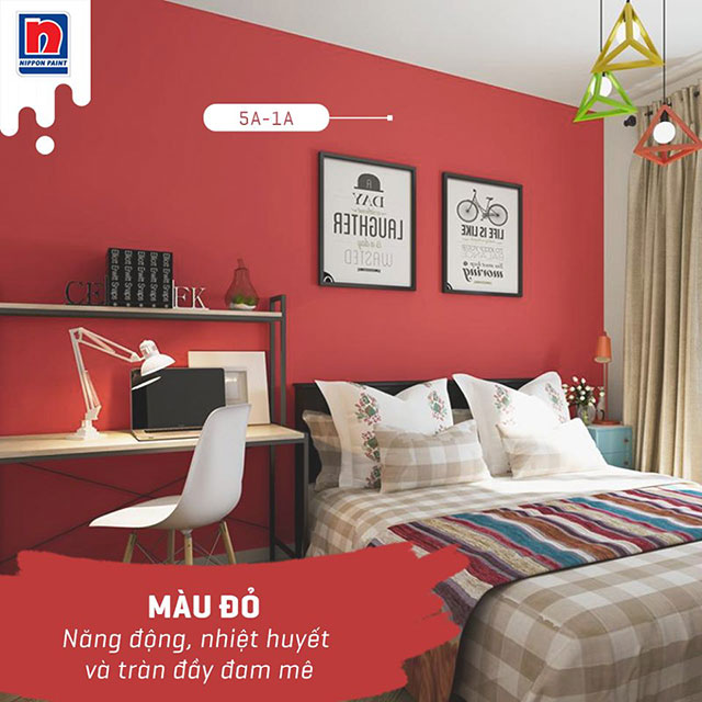 Hướng dẫn phối màu sơn trang trí nội thất phòng ngủ - Ảnh 7