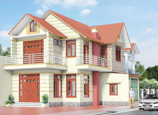 Mầu màu sơn cột nhà đẹp - Ảnh 13