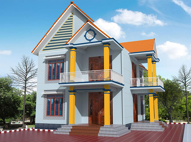 Mầu màu sơn cột nhà đẹp - Ảnh 16