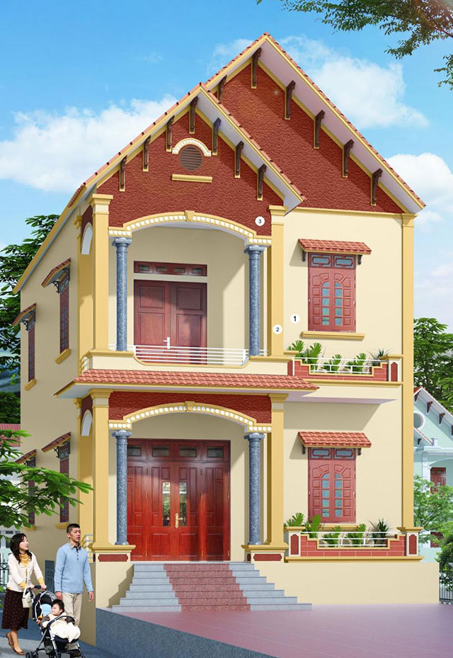 Mầu màu sơn cột nhà đẹp - Ảnh 18