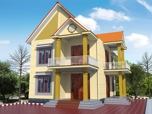 Mầu màu sơn cột nhà đẹp - Ảnh 19