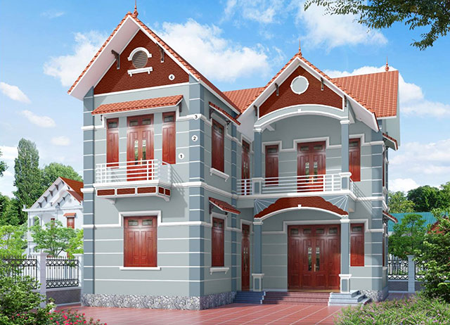 Mầu màu sơn cột nhà đẹp - Ảnh 2