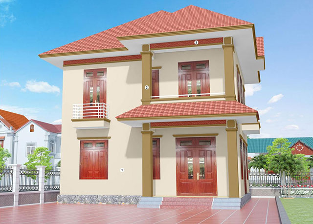 Mầu màu sơn cột nhà đẹp - Ảnh 22