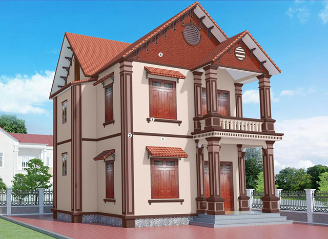 Mầu màu sơn cột nhà đẹp - Ảnh 25