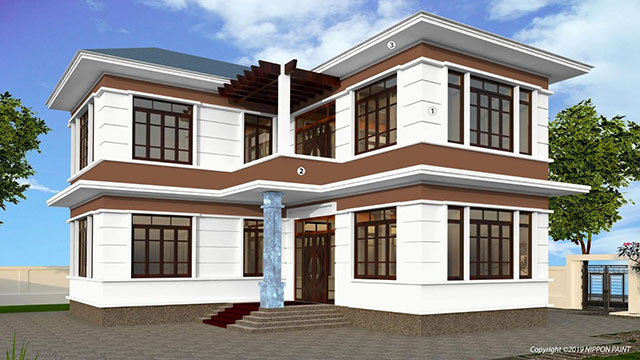 Mầu màu sơn cột nhà đẹp - Ảnh 32