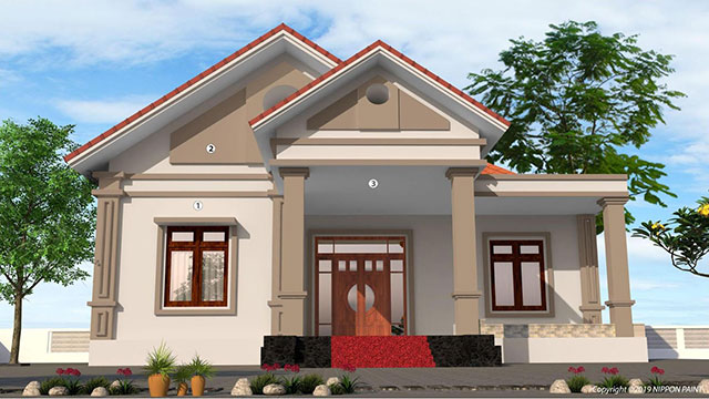 Mầu màu sơn cột nhà đẹp - Ảnh 33