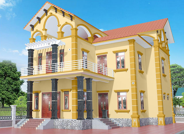 Mầu màu sơn cột nhà đẹp - Ảnh 35