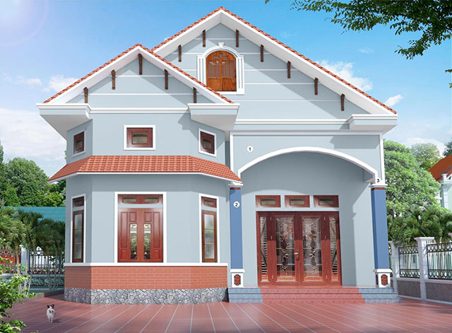 Mầu màu sơn cột nhà đẹp - Ảnh 5