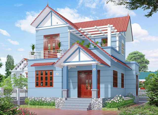 Mầu màu sơn cột nhà đẹp - Ảnh 6