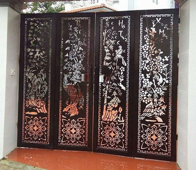 Mẫu màu sơn cửa sắt đẹp - Ảnh 22