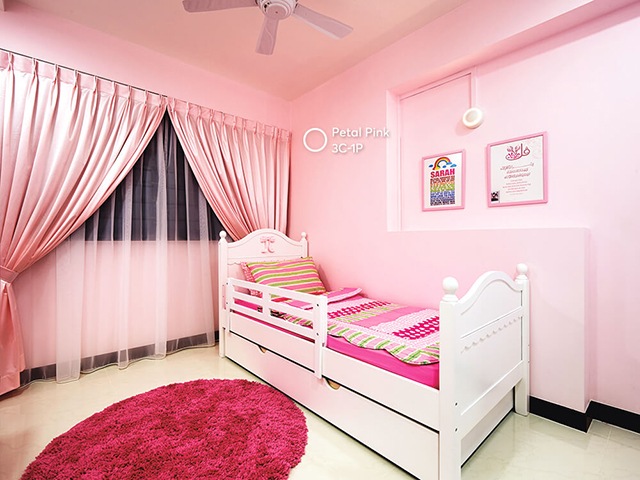 màu sơn hồng phấn 1