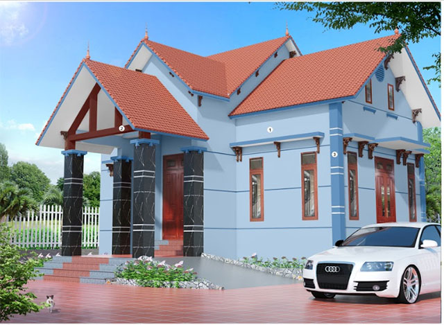 Màu sơn nhà đẹp hợp cho người mệnh Thủy - Ảnh 2