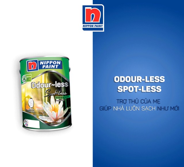 Dòng sơn Nippon Odour-less Spot-less cho màu sơn khách sạn