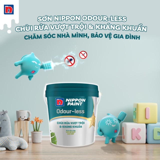 màu sơn khách sạn chống bám bẩn vượt trội giúp bảo vệ không gian luôn sạch như mới