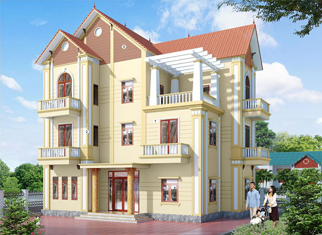 Màu sơn ngoại thất cho người mệnh Kim - Thristledown (32A-2P)