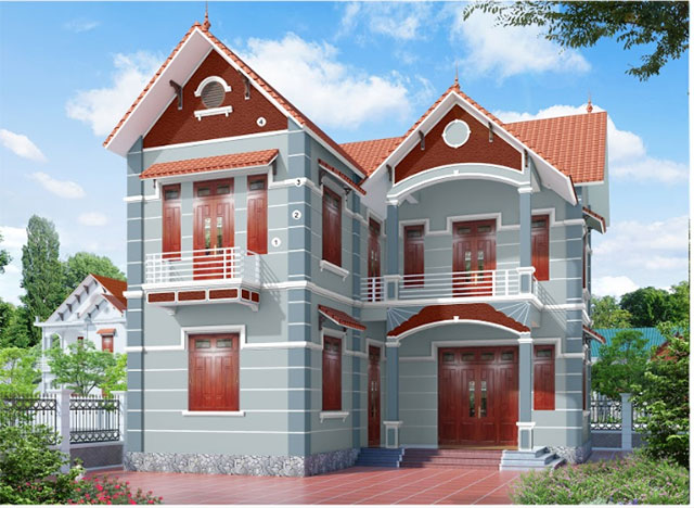 Màu sơn ngoại thất cho người mệnh Thủy - Ảnh 2