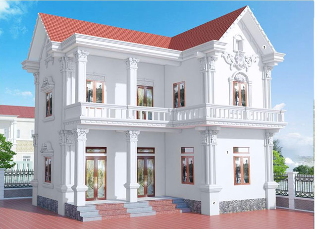 Sơn ngoại thất màu trắng sứ - Ảnh 10