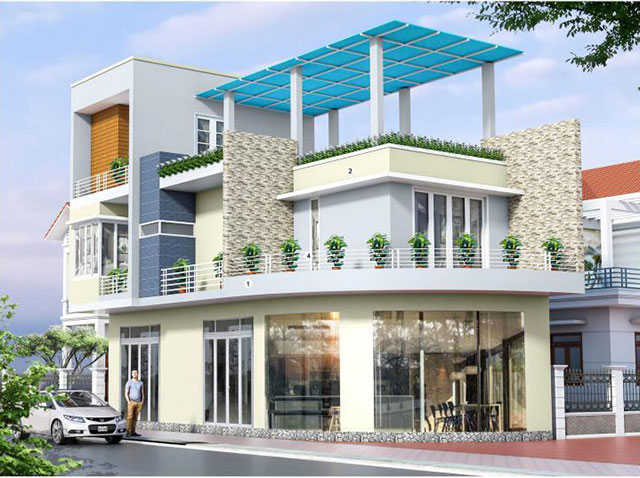 Sơn ngoại thất màu trắng sữa - Ảnh 13