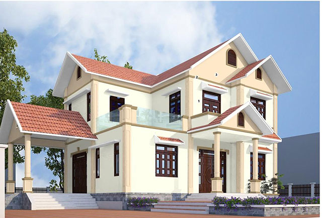 Sơn ngoại thất màu trắng sữa - Ảnh 14
