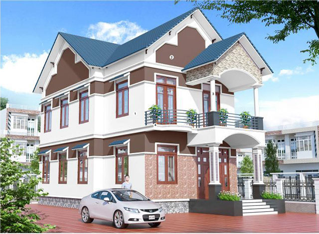 Sơn ngoại thất màu trắng sứ - Ảnh 3