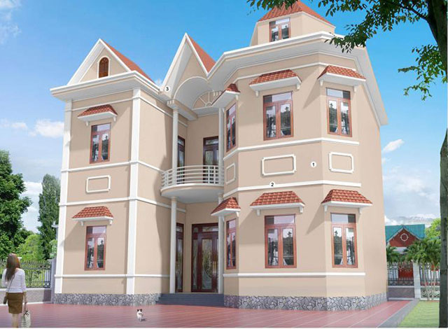 Sơn ngoại thất màu trắng sứ - Ảnh 4