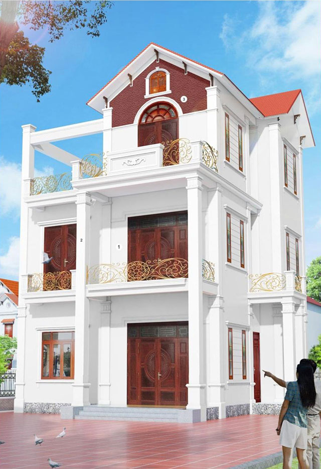 Sơn ngoại thất màu trắng sứ - Ảnh 5