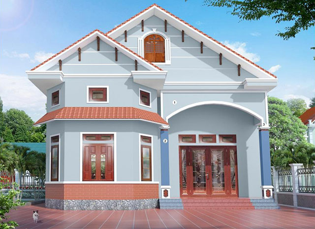 Sơn ngoại thất màu trắng sứ - Ảnh 8