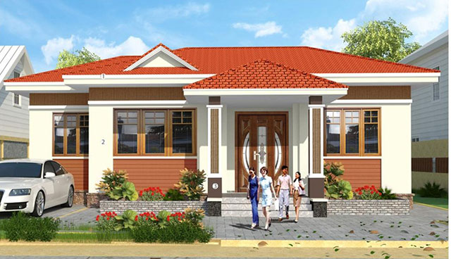 Sơn ngoại thất màu trắng sứ - Ảnh 9