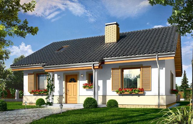 mẫu sơn nhà cấp 4 nông thôn màu trắng trắng