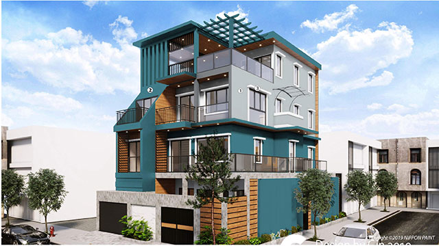 Mẫu sơn nhà vườn đẹp - Ảnh 21