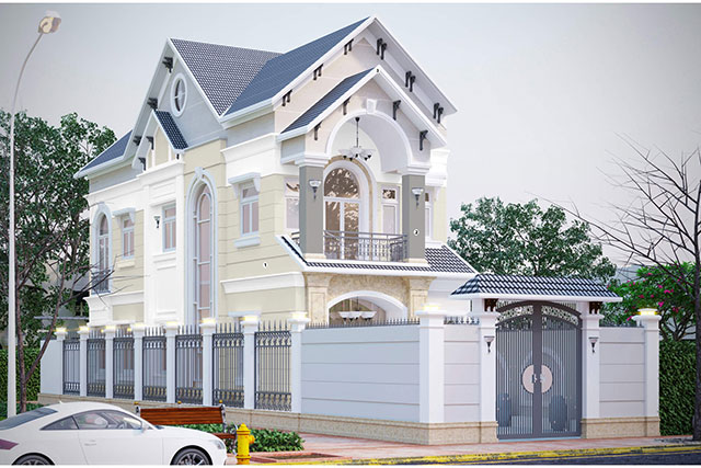 Mẫu sơn nhà vườn đẹp - Ảnh 3