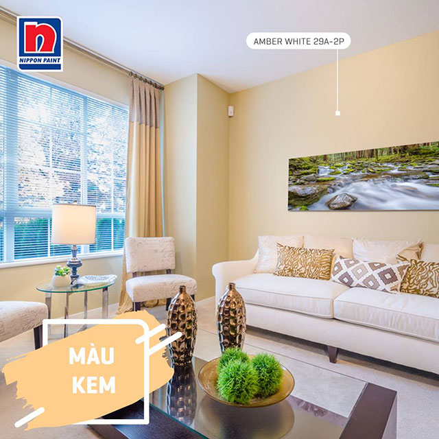Màu sơn phòng khách cổ điển - Ảnh 3