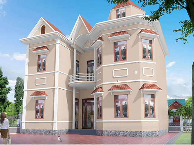 sơn trang trí mặt tiền đẹp - ảnh 18