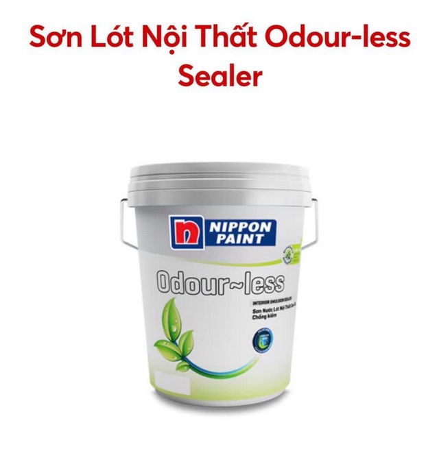 Mẫu sơn lót nội thất Nippon Odour-less Sealer 