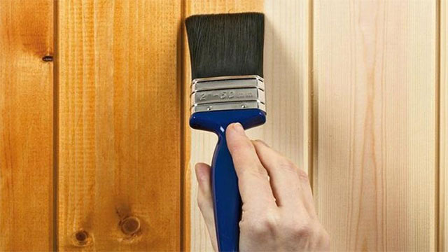 Sơn lại tủ gỗ công nghiệp - sơn phủ