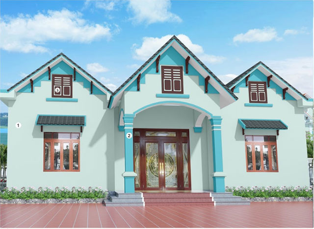 Màu sơn ngoại thất cho người mệnh mộc - Ảnh 5