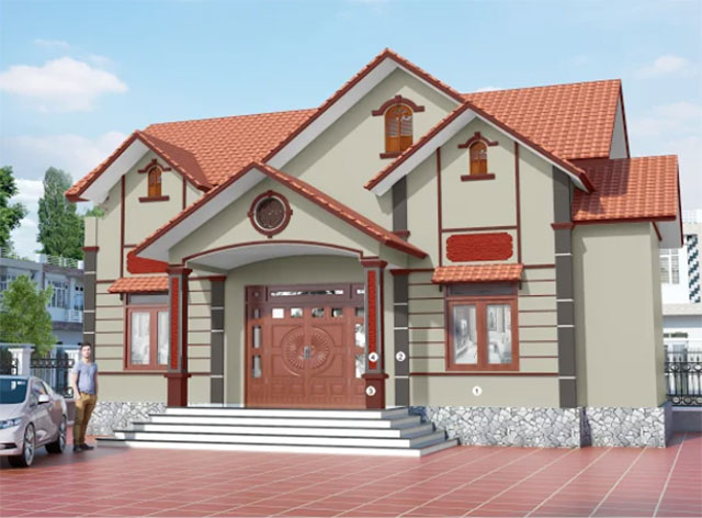 Sơn ngoại thất màu ghi - Ảnh 17