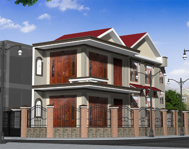 Sơn ngoại thất màu ghi - Ảnh 3