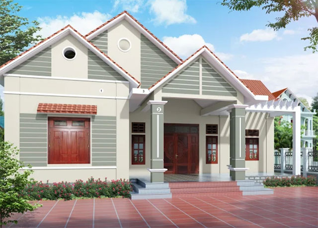 Sơn ngoại thất màu ghi - Ảnh 5