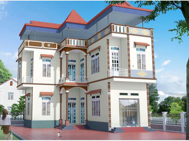 Sơn ngoại thất màu nâu - Ảnh 11