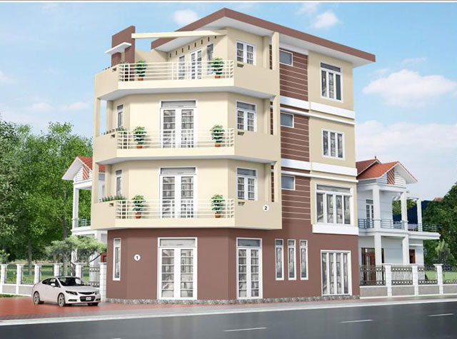 Sơn ngoại thất màu nâu - Ảnh 14