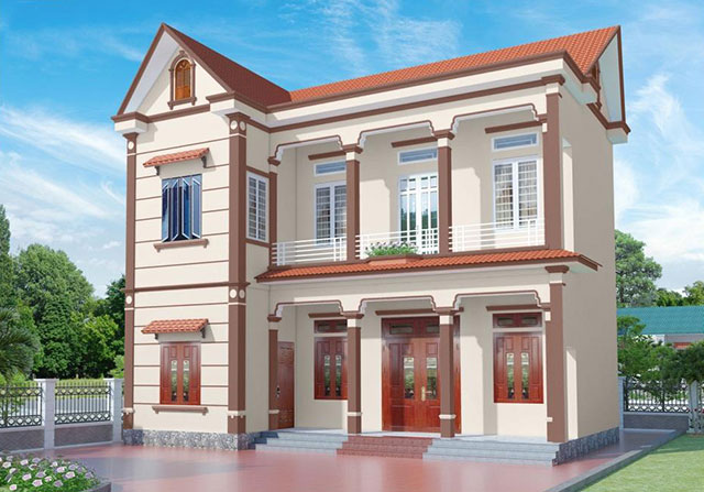 Sơn ngoại thất màu nâu - Ảnh 15